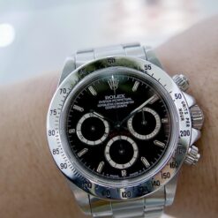 Alternative view of Rolex Cosmograph Daytona Serial L 4Line Mark2 dial and Mark1 bezel Top condition
