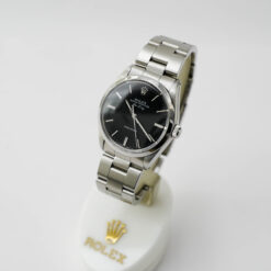 ROLEX Air-King Ref.5500 R black dial comes with Guarantee and box etc,