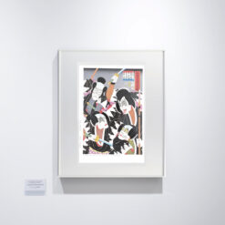 浮世絵「接吻四人衆大首揃」