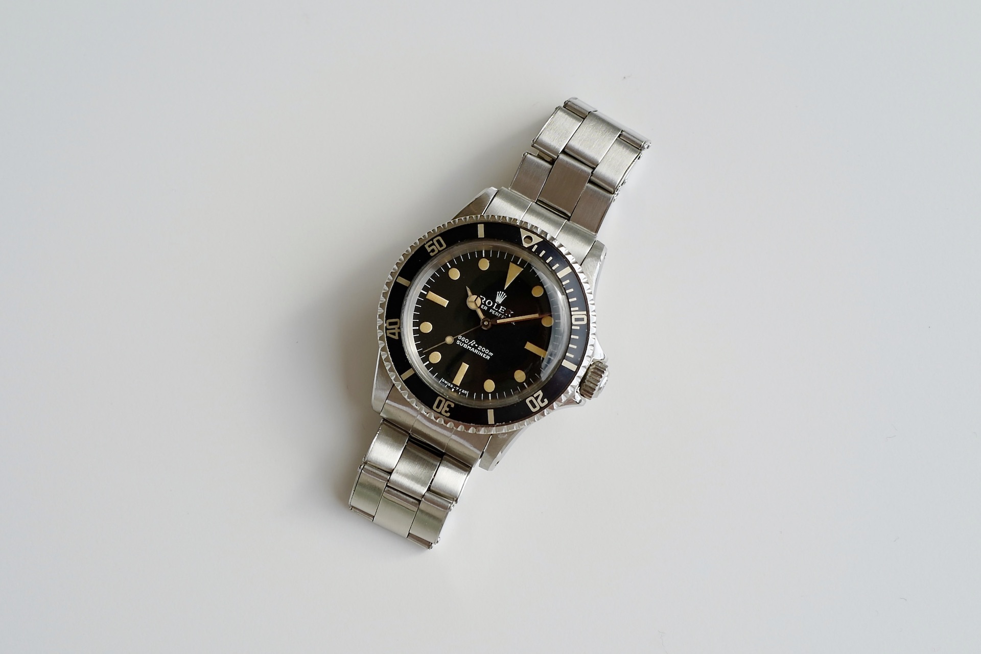 SUBMARINER REF.5513NON-Serif Pumpkin dial 1970-71y
