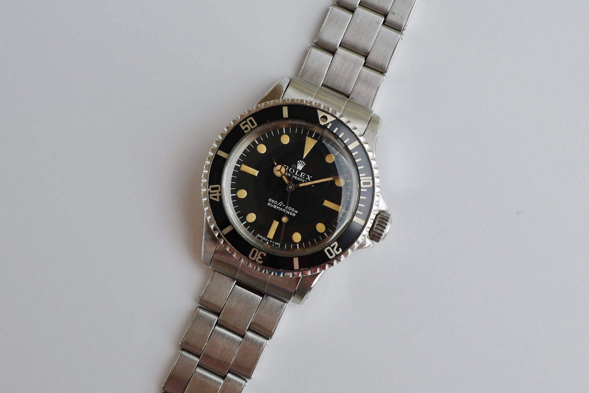 SUBMARINER REF.5513NON-Serif Pumpkin dial 1970-71y - 画像 (4)