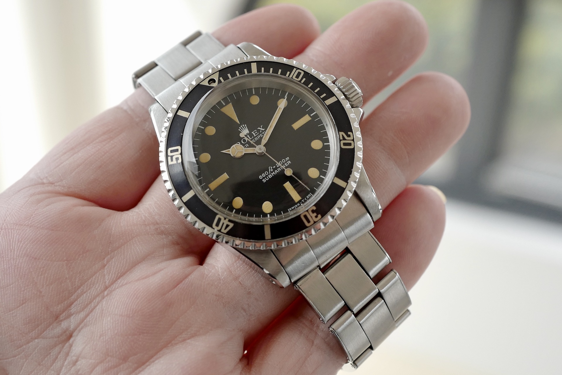 SUBMARINER REF.5513NON-Serif Pumpkin dial 1970-71y - 画像 (2)