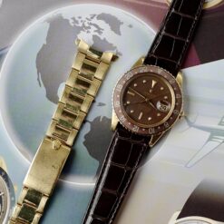 ROLEX GMT-MASTER REF.1675/8 NO CROWN GUARD MARK1. 1962Y