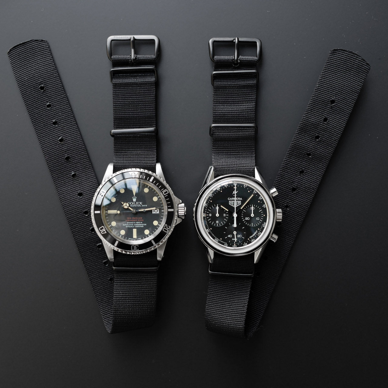 SOLD OUT...NATO G10 ストラップ/正規Phoenix社/マットブラック/NATO G10 MATTE BLACK STRAP 20MM FOR ROLEX SPORTS ETC, - 画像 (2)
