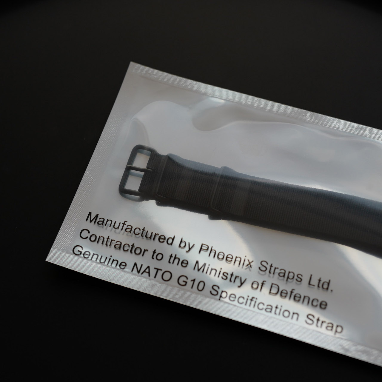 SOLD OUT...NATO G10 ストラップ/正規Phoenix社/マットブラック/NATO G10 MATTE BLACK STRAP 20MM FOR ROLEX SPORTS ETC, - 画像 (10)