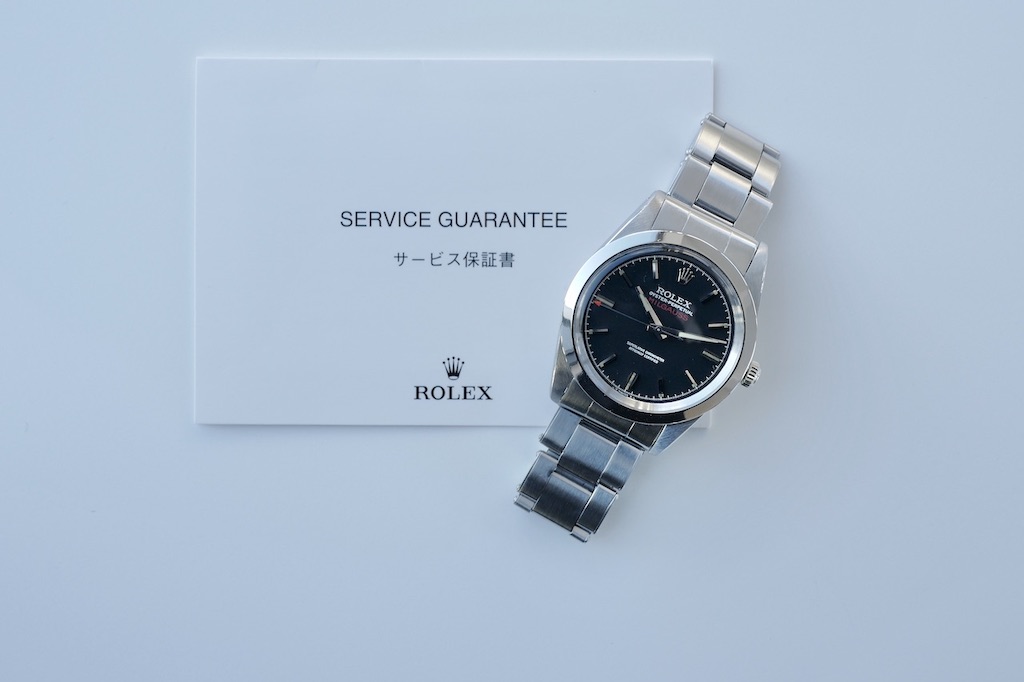 ROLEX MILGAUSS Ref.1019 early BLACK DIAL/1968y ROLEX JP OH Guarantee etc, - 画像 (12)