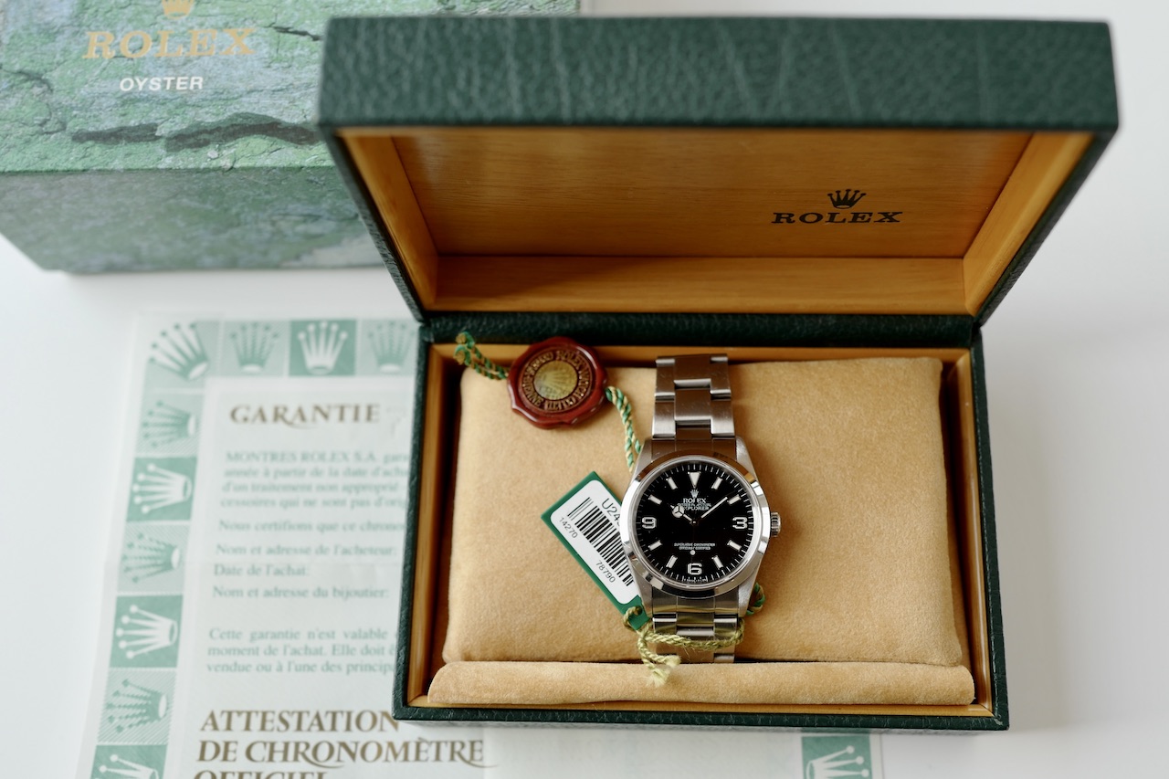 ROLEX EXPLORER1 Ref.14270U Original tritium with Guarantee 1997-98y - 画像 (2)