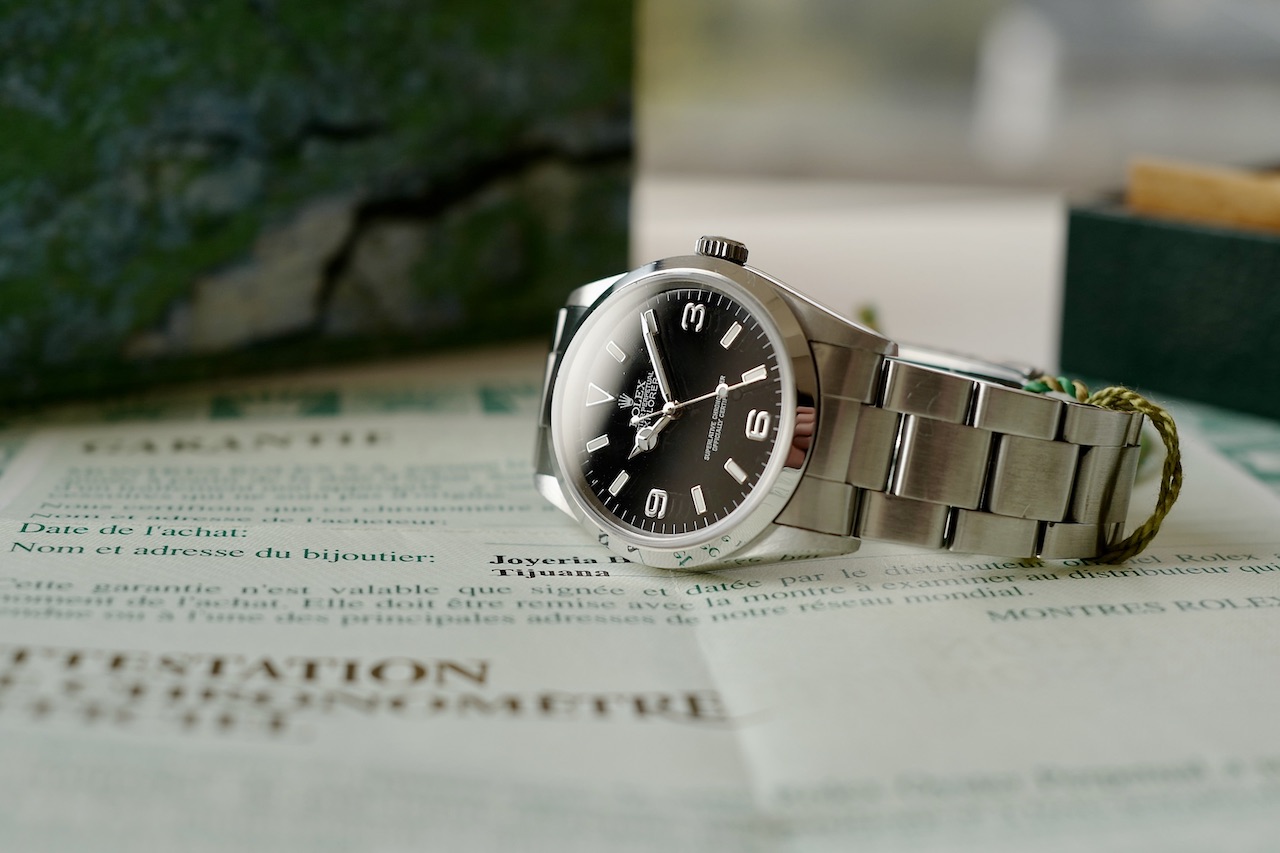 ROLEX EXPLORER1 Ref.14270U Original tritium with Guarantee 1997-98y - 画像 (7)
