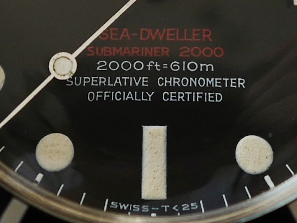 ROLEX DRSD SEA-DWELLER REF.1665 "double RED" Mk.2 dial - 画像 (13)