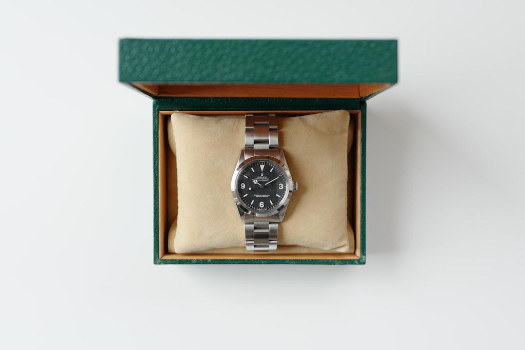 ROLEX EXPLORER 1 Ref.1016 Fat font with Guarantee and Tag etc, 1986y - 画像 (5)