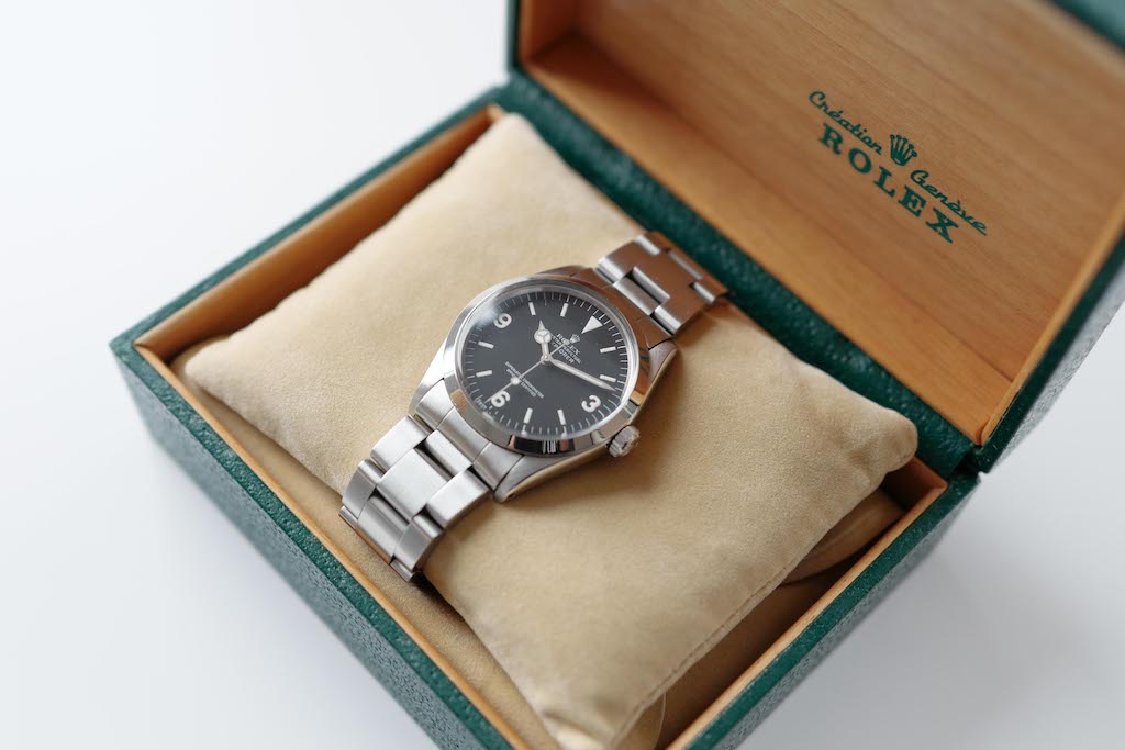 ROLEX EXPLORER 1 Ref.1016 Fat font with Guarantee and Tag etc, 1986y - 画像 (2)