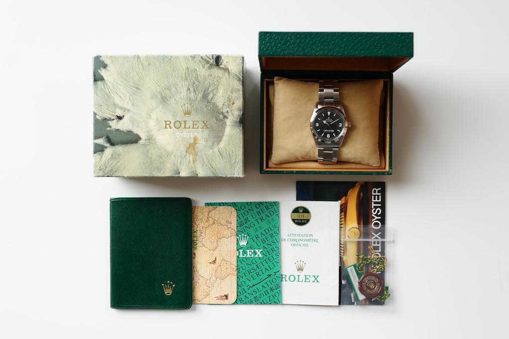 ROLEX EXPLORER 1 Ref.1016 Fat font with Guarantee and Tag etc, 1986y - 画像 (7)