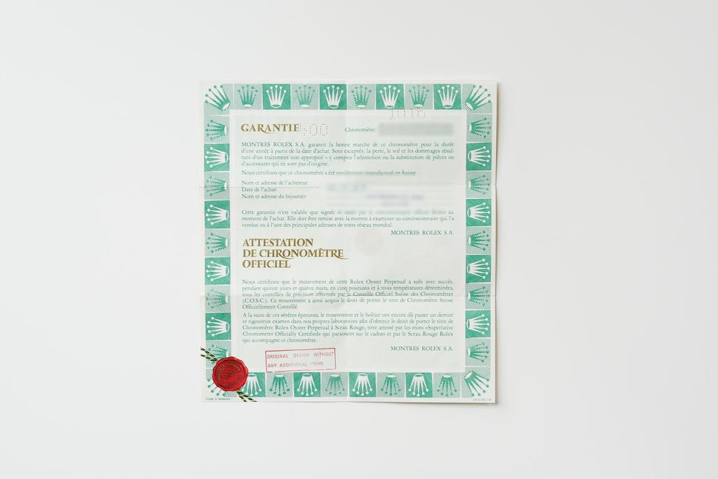 ROLEX EXPLORER 1 Ref.1016 Fat font with Guarantee and Tag etc, 1986y - 画像 (8)