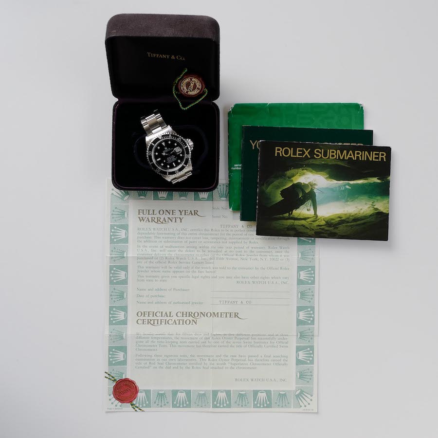 【参考品】ROLEX SUBMARINER DATE "Tiffany" Ref.16610 1991y - 画像 (2)