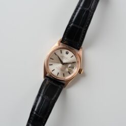 ROLEX "Cartier" Oyster Perpetual Date PG Ref.1503 1960y with Archive Paper