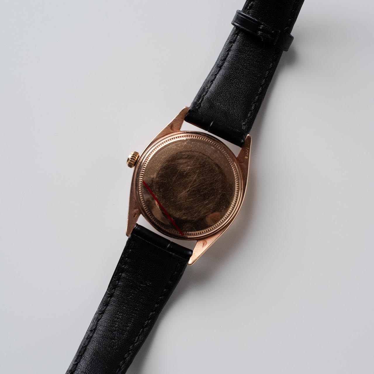 ROLEX "Cartier" Oyster Perpetual Date PG Ref.1503 1960y with Archive Paper - 画像 (5)