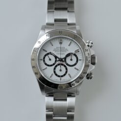 Rolex Cosmograph Daytona Ref.16520 Floating Cosmograph, 段落ち 200タキベゼル 細針 R番 1988年 白文字盤