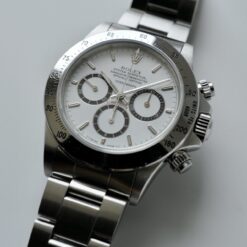 Rolex Cosmograph Daytona Ref.16520 Floating Cosmograph, 段落ち 200タキベゼル 細針 R番 1988年 白文字盤