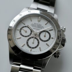 Rolex Cosmograph Daytona Ref.16520 Floating Cosmograph, 段落ち 200タキベゼル 細針 R番 1988年 白文字盤