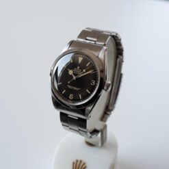 文字盤　風防　ロレックス　エクスプローラー１　1016　ギルトダイアル　ミラーダイアル　ミニッツサークル 1962年