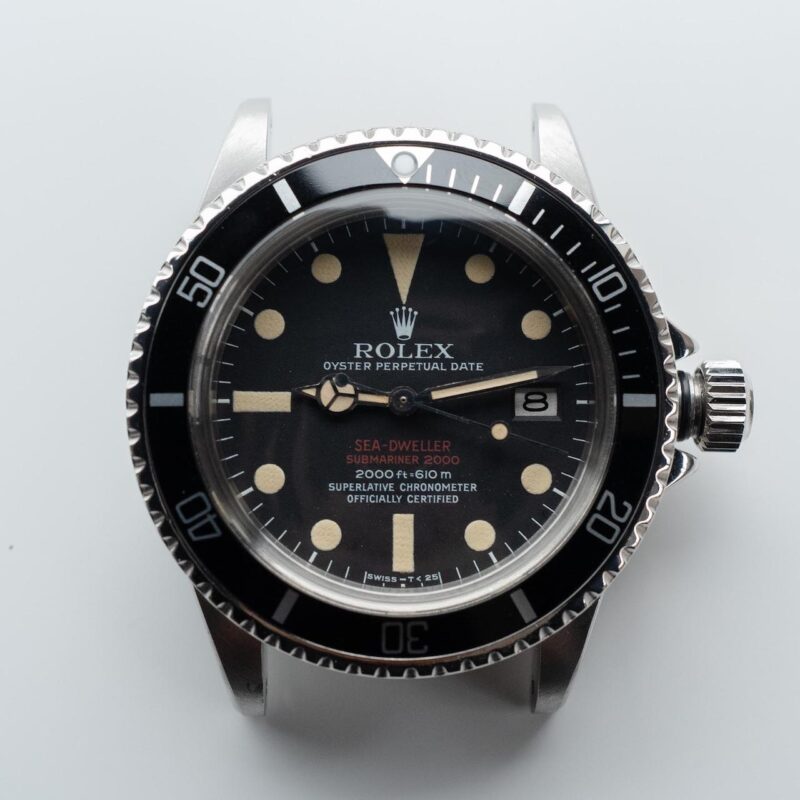 文字盤 マーク3 ロレックス シードウェラー 赤シード Double red Ref.1665 Mk3 ダイアル 1972y 文字盤 夜光