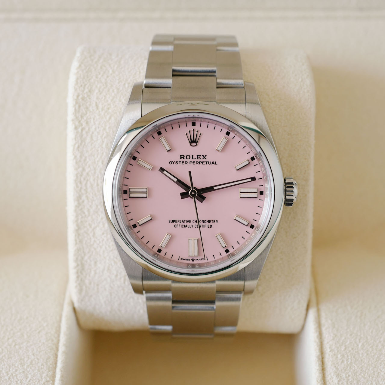 ROLEX OYSTER PERPETUAL "Candy Pink" Ref.126000 36mm 2023y 未使用 - 画像 (2)