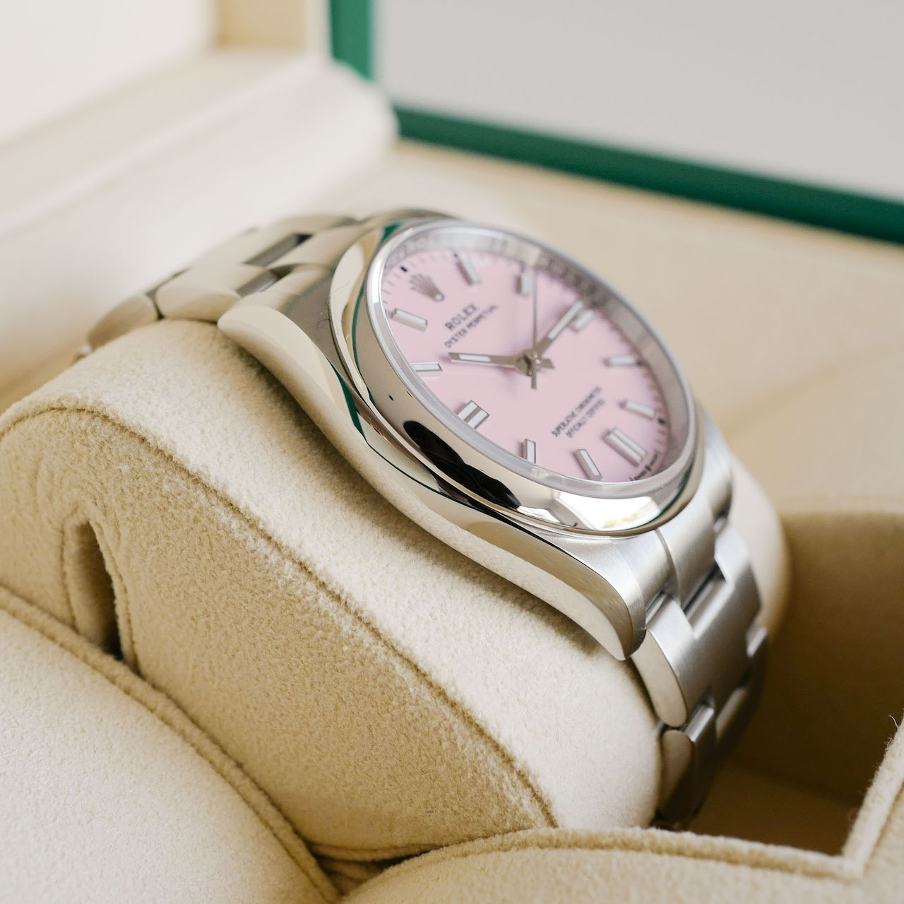 ROLEX OYSTER PERPETUAL "Candy Pink" Ref.126000 36mm 2023y 未使用 - 画像 (3)