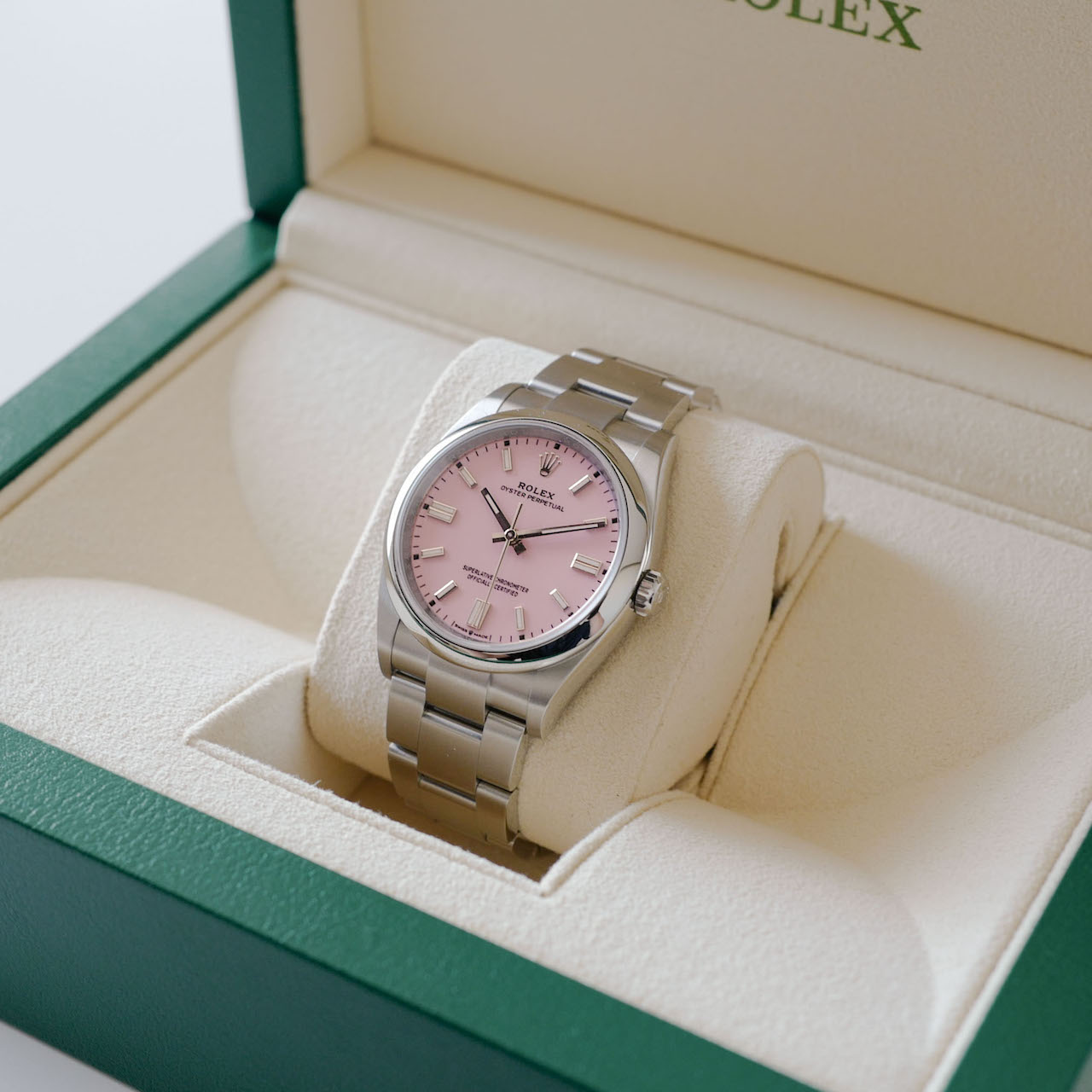 ROLEX OYSTER PERPETUAL "Candy Pink" Ref.126000 36mm 2023y 未使用 - 画像 (7)