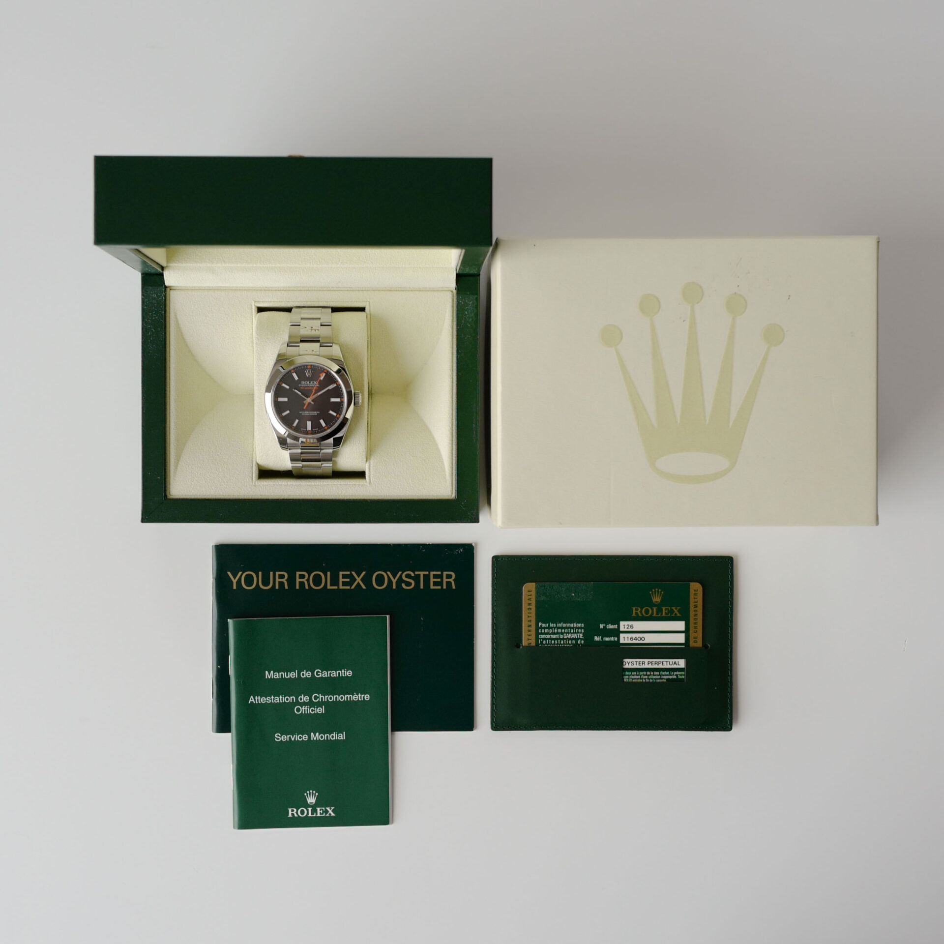 ROLEX MILGAUSS REF 116400