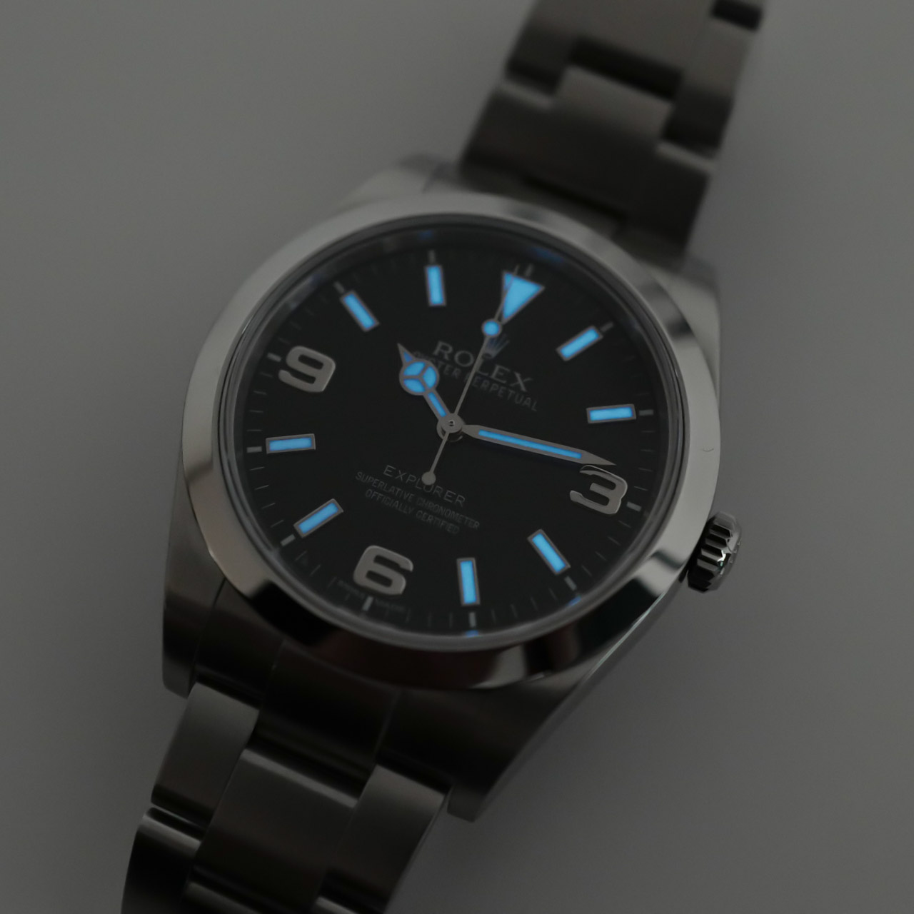 ROLEX EXPLORER 1 Ref.214270 "BLACK OUT" 39mm Full Set