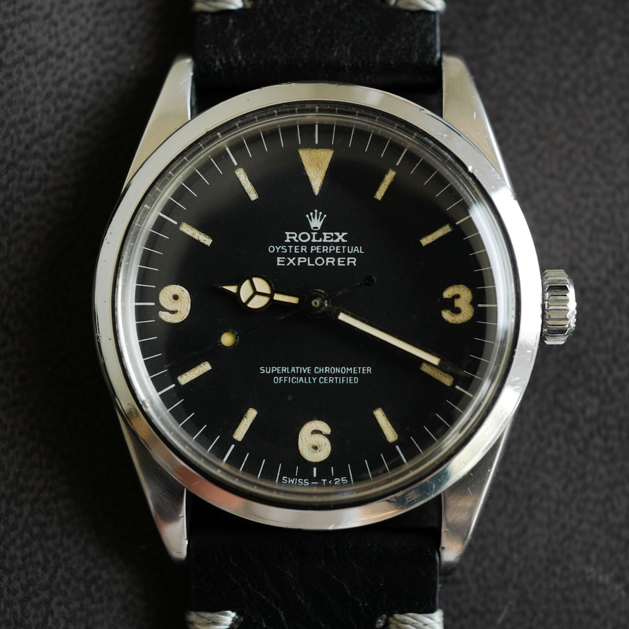 ロレックス/エクスプローラー1/マットダイアル/メガファット/ROLEX EXPLORER1 Ref.1016 "MEGA FAT" Mark1 1967-68y - 画像 (8)