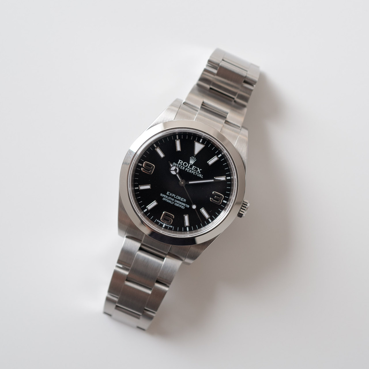 ROLEX EXPLORER 1 Ref.214270-G "BLACK OUT" 39mm Full Set