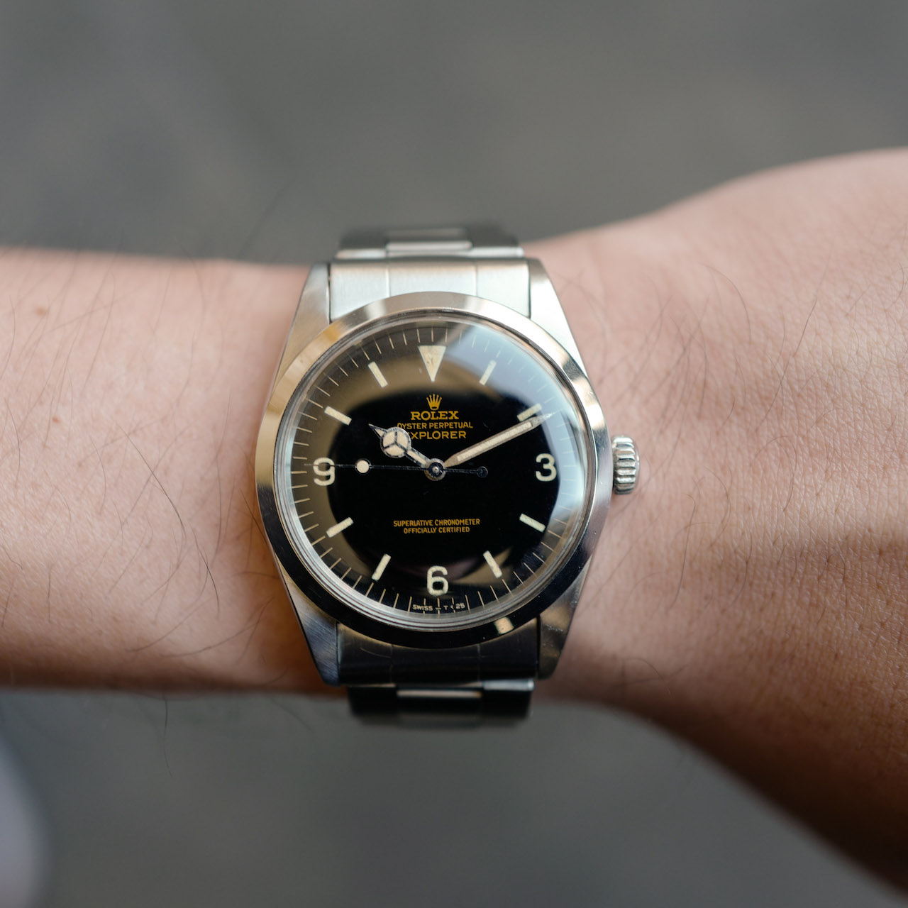 rolex explorer1 Ref.1016 gilt dial ミラーダイアル エクスプローラー1