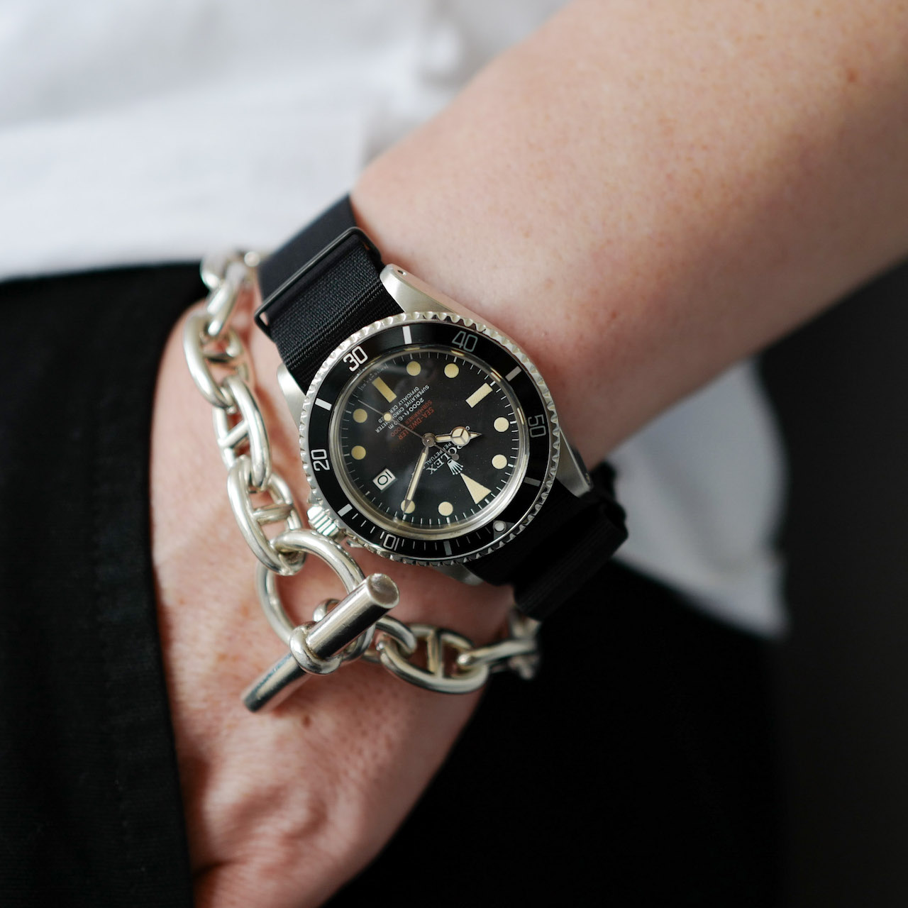 SOLD OUT...NATO G10 ストラップ/正規Phoenix社/マットブラック/NATO G10 MATTE BLACK STRAP 20MM FOR ROLEX SPORTS ETC, - 画像 (3)