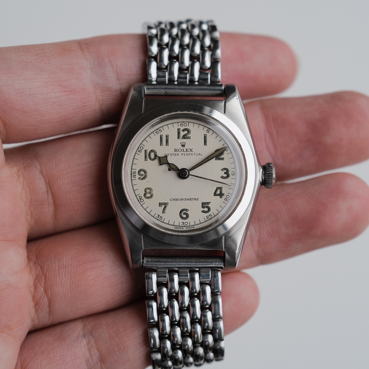 ロレックス/バブルバック/ダイヤモンドハンド/ROLEX Bubble back Ref.2940 Diamond hand 1945-46y - 画像 (3)