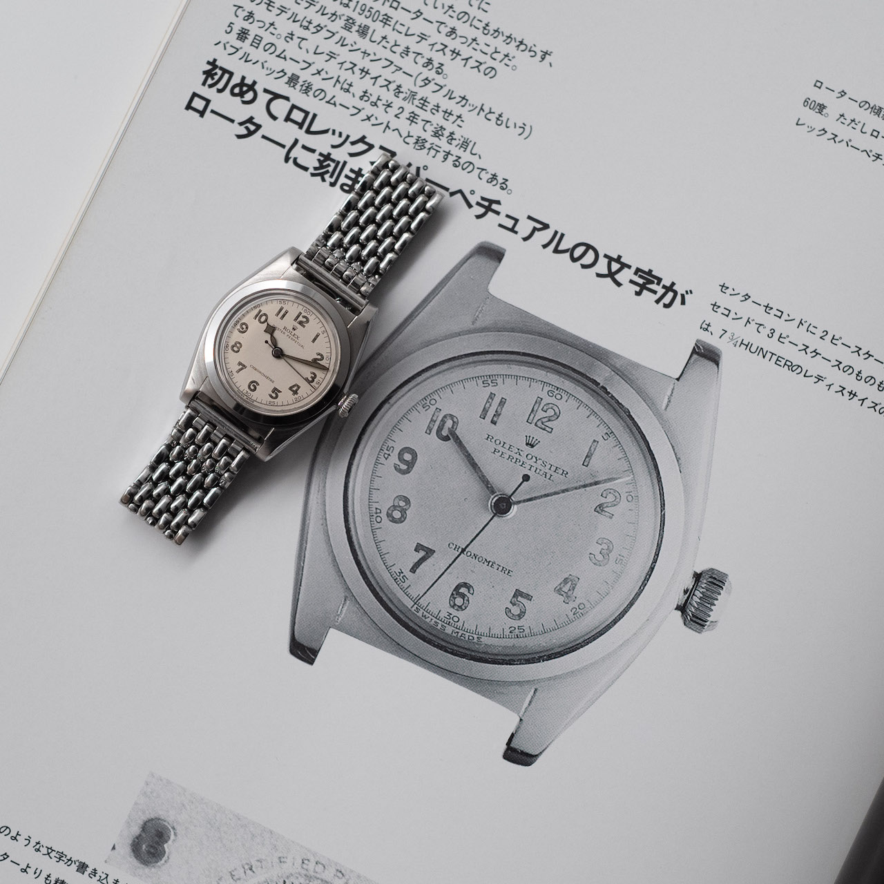 ロレックス/バブルバック/ダイヤモンドハンド/ROLEX Bubble back Ref.2940 Diamond hand 1945-46y - 画像 (13)