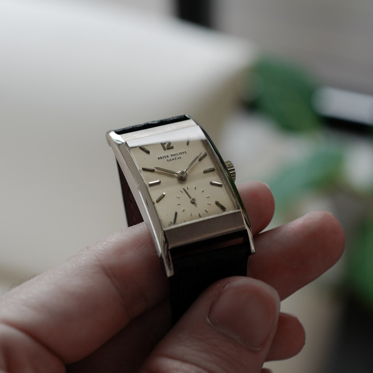 パテック・フィリップ/アワーグラス/18Kホワイトゴールド/PATEK PHILIPPE Ref.2461 "HOUR GLASS" 18KWG With Archive - 画像 (4)