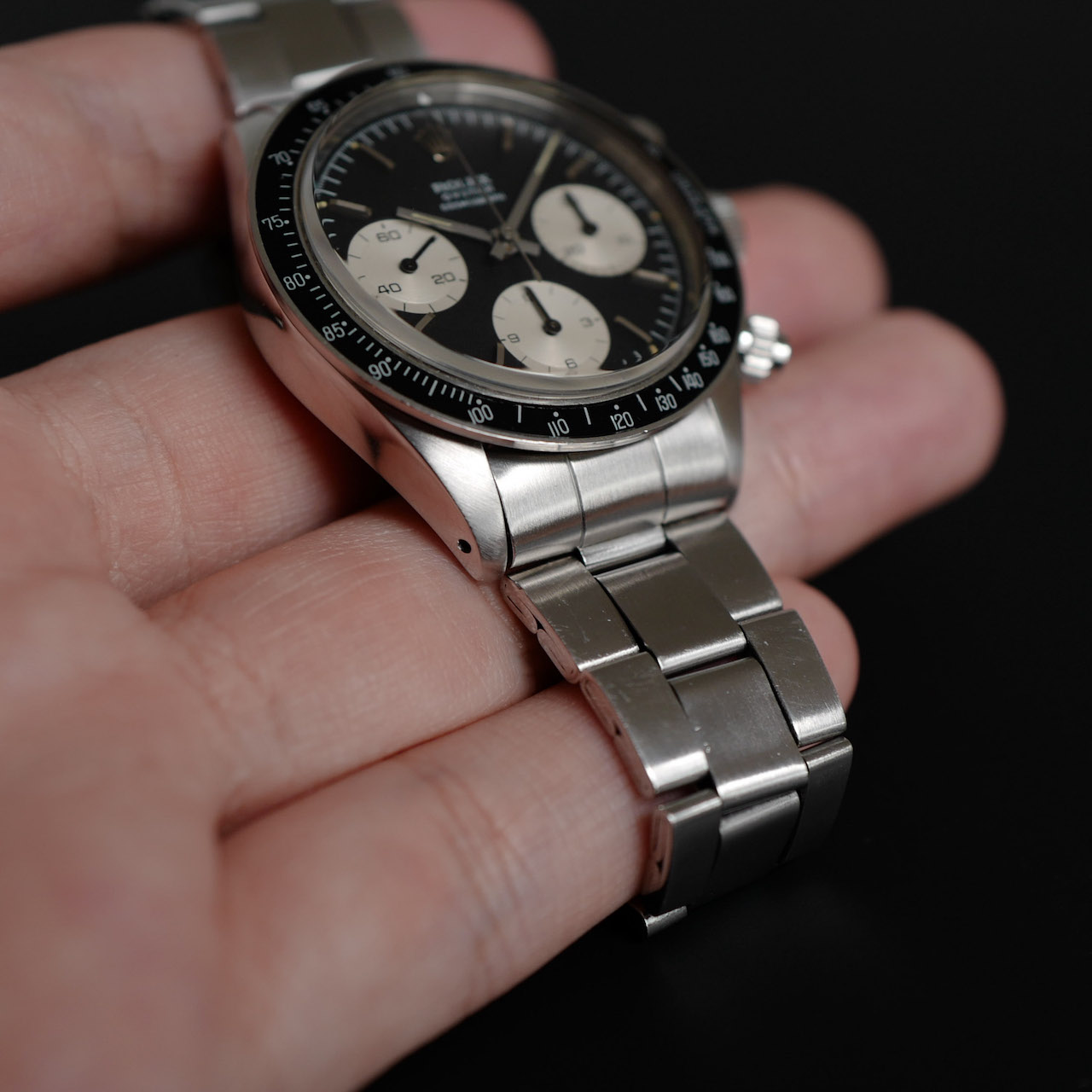 ロレックス/デイトナ/ナロー・シグマ/マーク1ベゼル/ビッグアイ/ROLEX DAYTONA Ref.6263 "Narrow Sigma Dial" Mk1 Bezel / Big Eye 1972y - 画像 (7)