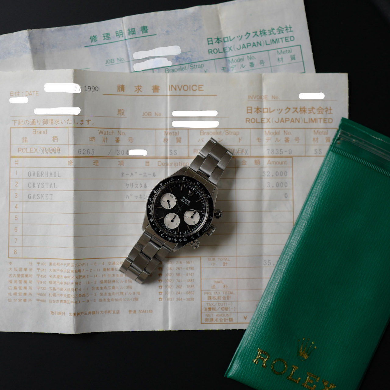 ロレックス/デイトナ/ナロー・シグマ/マーク1ベゼル/ビッグアイ/ROLEX DAYTONA Ref.6263 "Narrow Sigma Dial" Mk1 Bezel / Big Eye 1972y - 画像 (5)