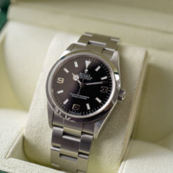 ロレックス/エクスプローラー1/ブラックアウトダイヤル/未研磨フルセット/ROLEX EXPLORER1 Ref.114270V "Black Out" 2009y FULL SET MINT