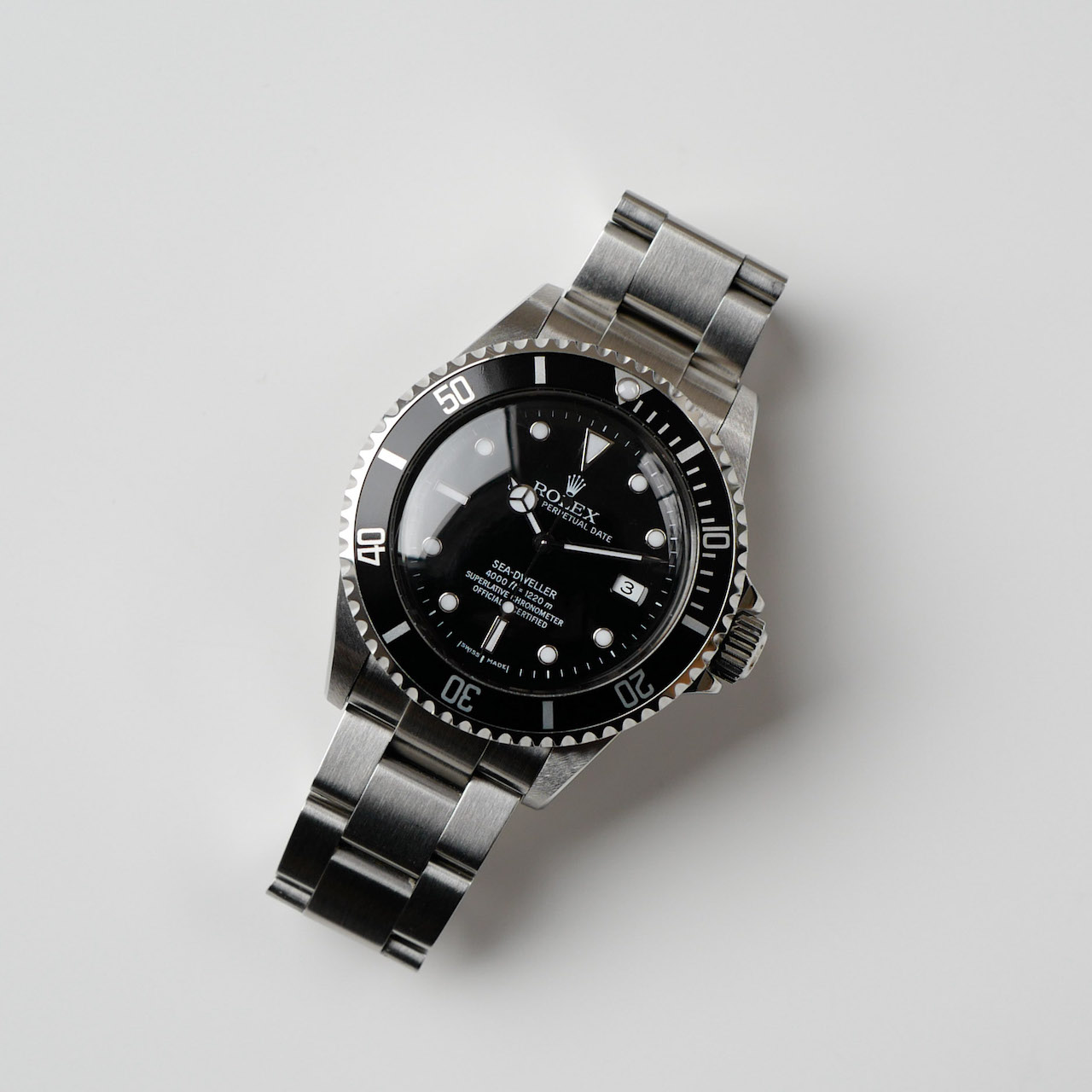 ロレックス/シードゥエラー/スーパードーム風防/国際保証書付き/ROLEX SEA-DWELLER Ref.16600 "SUPER DOME" with Paper