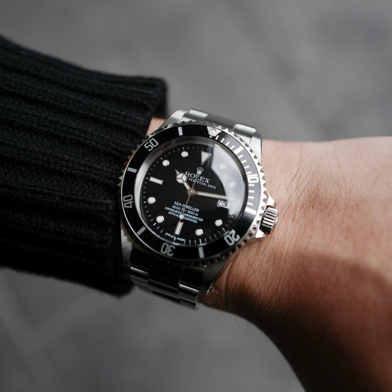 ロレックス/シードゥエラー/スーパードーム風防/国際保証書付き/ROLEX SEA-DWELLER Ref.16600 "SUPER DOME" with Paper - 画像 (4)