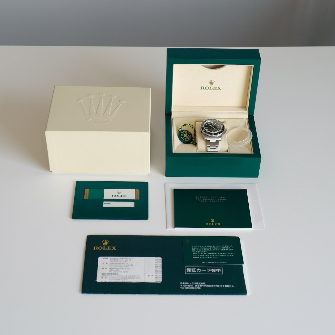 ロレックス/シードゥエラー4000/国内正規フルセット/未使用(デッド)/ROLEX SEA-DWELLER 4000 Ref.116600 Full Set Dead Stock - 画像 (2)