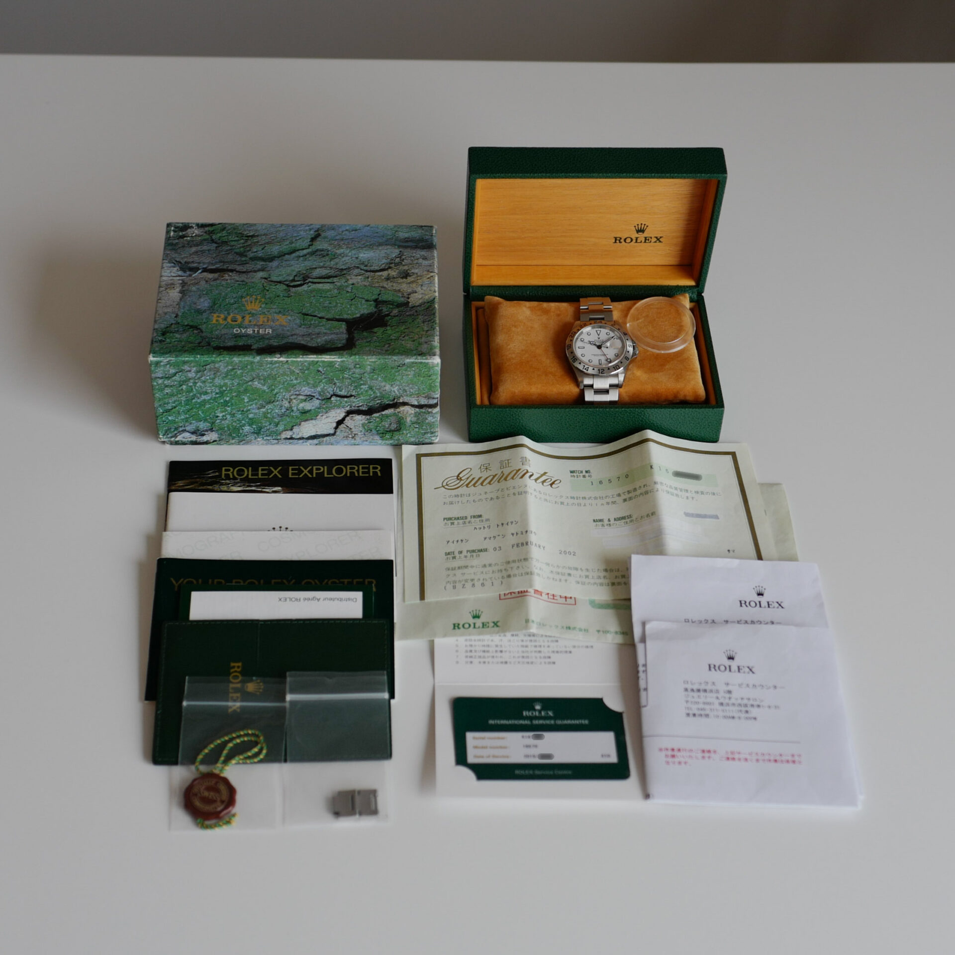 ROLEX EXPLORER 2 Ref.16570K “Polar” White Dial