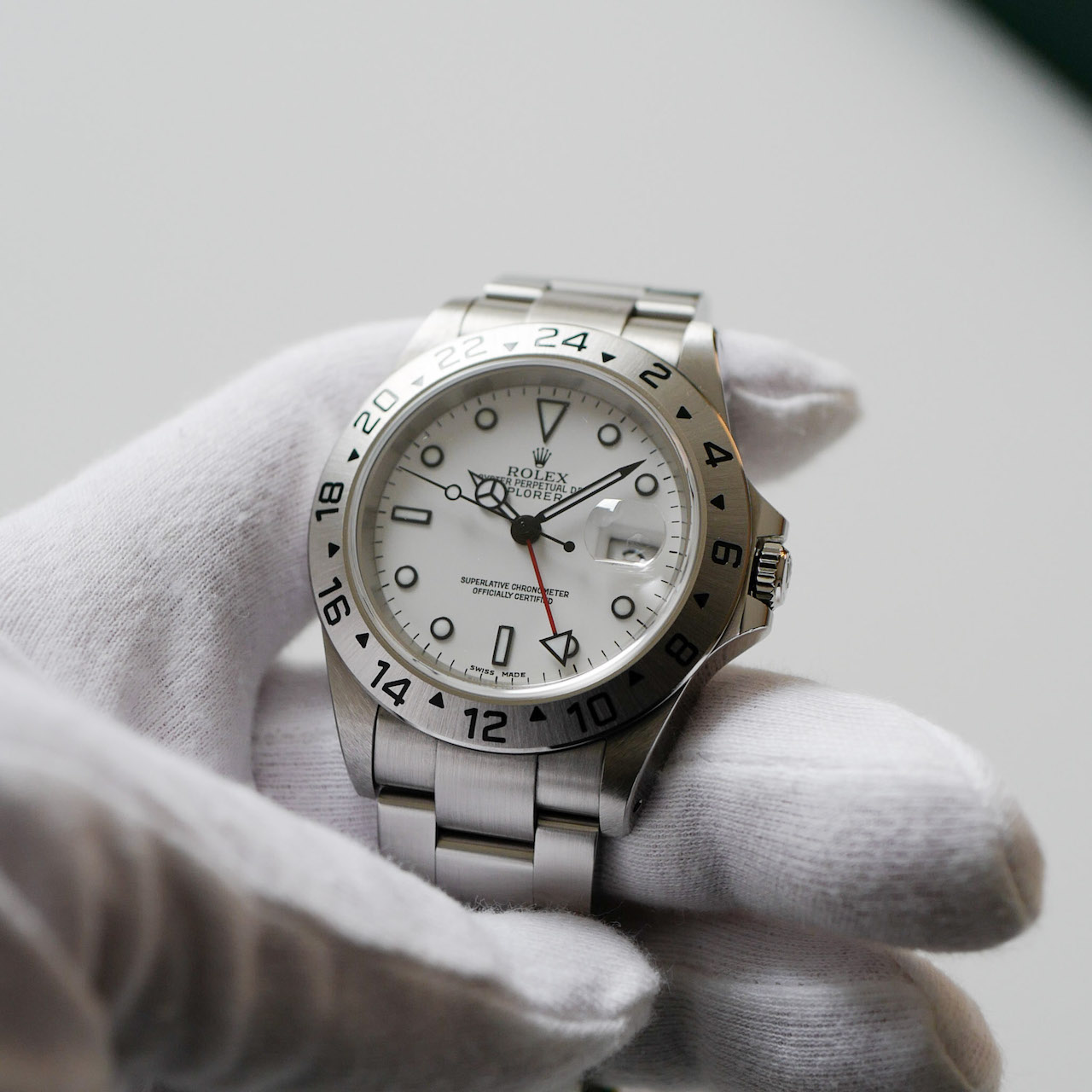 ROLEX EXPLORER 2 Ref.16570K “Polar” White Dial