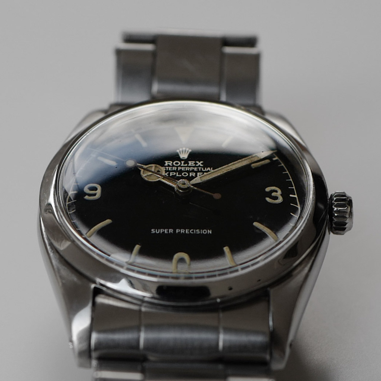 ロレックス/エクスプローラー1 /グロッシーミニッツミラー/6ドット/ROLEX EXPLORER 1 Ref.5504 "Gilt Dial, 6 Dot" 1959y - 画像 (7)