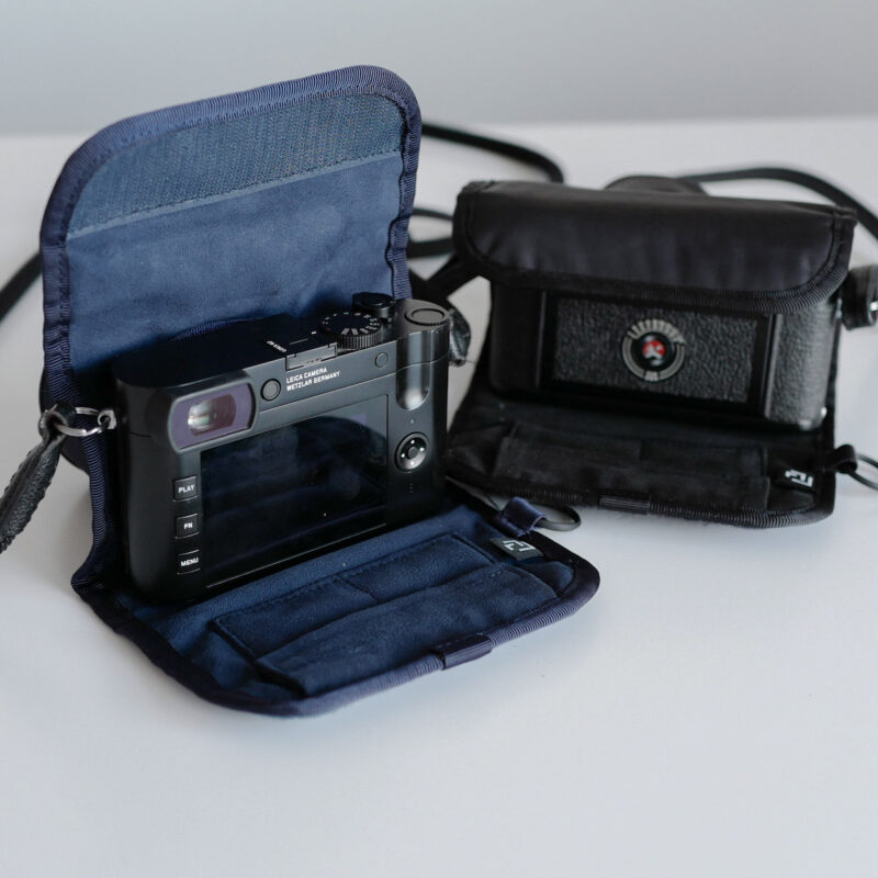 RAMIDUS x ENZO SHOP camera case for Leica navy ver. 2024