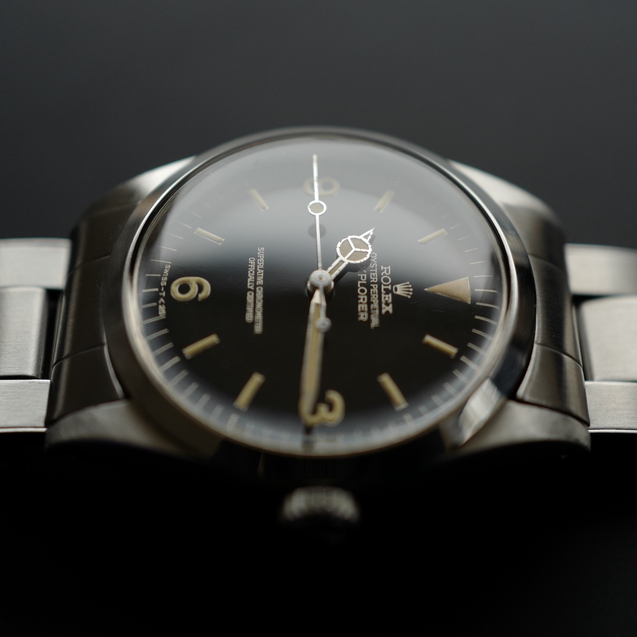 ロレックス/エクスプローラー1/1016ミラーダイヤル/タイプ6/ROLEX EXPLORER1 Ref.1016 "GILT DIAL" Mk6 1966y - 画像 (4)