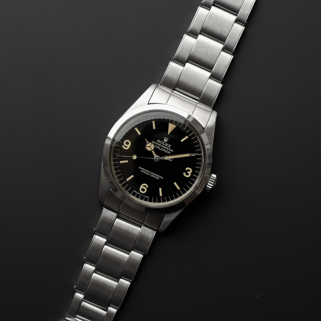 ロレックス/エクスプローラー1/1016ミラーダイヤル/タイプ6/ROLEX EXPLORER1 Ref.1016 "GILT DIAL" Mk6 1966y