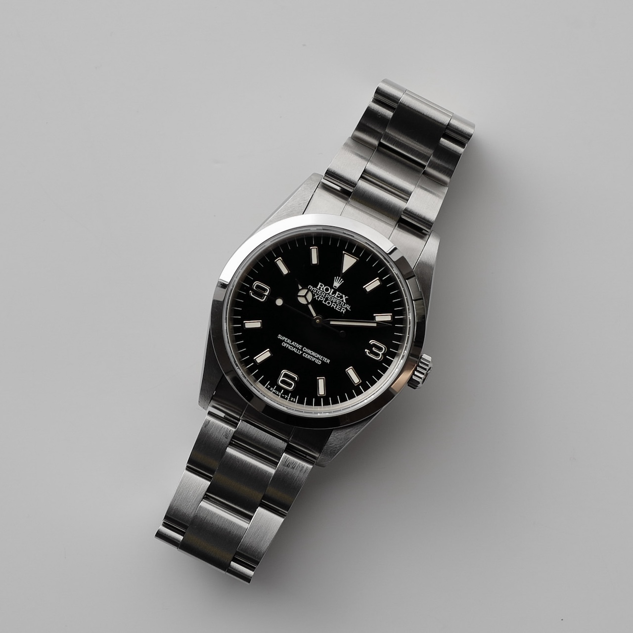 ロレックス/エクスプローラー1/Ref.14270/オールトリチウム/シングルバックル/ROLEX EXPLORER I Ref.14270S "Tritium"Single Buckle